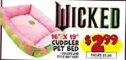 Ollie's Wicked Cuddler Pet Bed offer