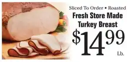 Morton Williams Fresh Store Made Turkey Breast offer