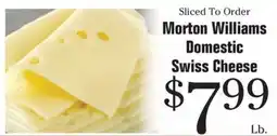 Morton Williams Morton Williams Domestic Swiss Cheese offer
