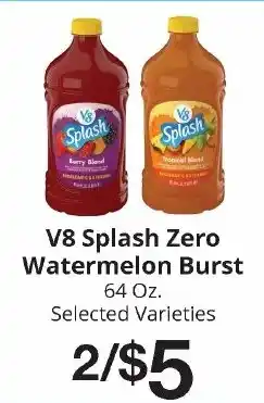 Hays Supermarket V8 Splash Zero Watermelon Burst offer