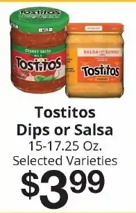 Hays Supermarket Tostitos Dips or Salsa offer