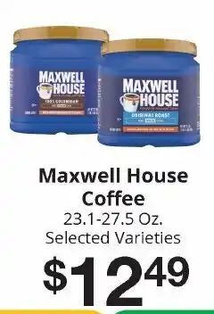 Hays Supermarket Maxwell House Coffee offer
