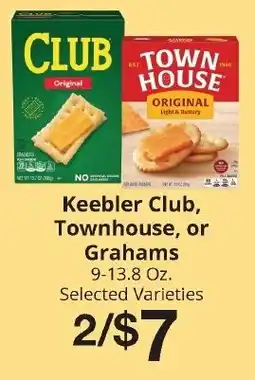 Hays Supermarket Keebler Club, Townhouse, or Grahams offer