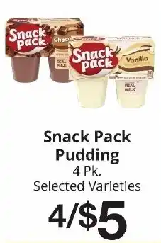 Hays Supermarket Snack Pack Pudding offer
