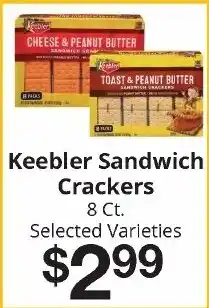 Hays Supermarket Keebler Sandwich Crackers offer