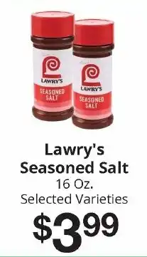 Hays Supermarket Lawry's Seasoned Salt offer