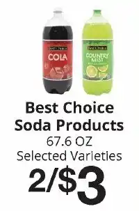 Hays Supermarket Best Choice Soda Products offer
