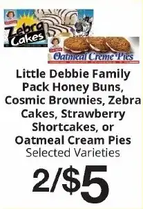 Hays Supermarket Little Debbie Family Pack Honey Buns offer