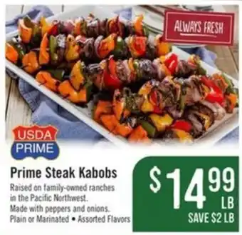 Prime Steak Kabobs