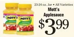 Morton Williams Mott's Applesauce offer