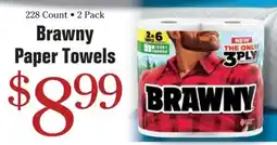 Morton Williams Brawny paper towels offer