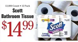 Morton Williams Scott Bathroom Tissue offer