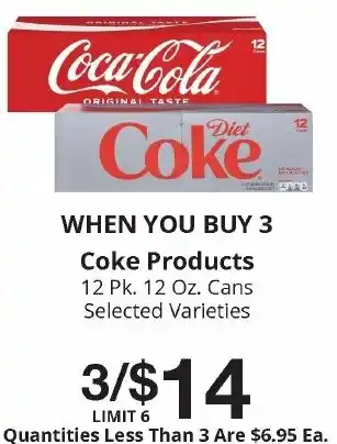 Coca-Cola coke products