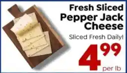 Save a Lot Fresh Sliced Pepper Jack Cheese offer