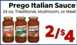 Save a Lot Prego Italian Sauce offer