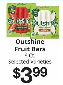 Hays Supermarket Outshine Fruit Bars offer
