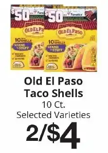 Hays Supermarket Old El Paso Taco Shells offer