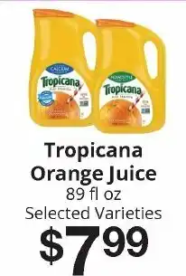 Hays Supermarket Tropicana orange juice offer