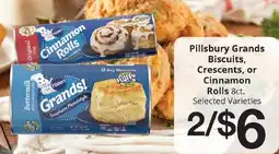 Hays Supermarket Pillsbury Grands Biscuits, Crescents, or Cinnamon Rolls offer