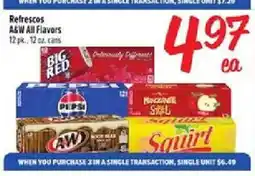 Fiesta Mart A&W All Flavors offer