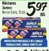 Fiesta Mart Jumex Nectar Cans offer