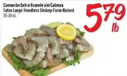 Fiesta Mart Extra Large Headless Shrimp Farm Raised offer