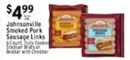 Associated Johnsonville Smoked Pork Sausage Links offer