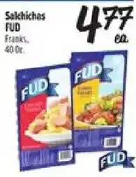 El Super Fud sausages offer