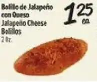 El Super Jalapeño Cheese Bolillos offer