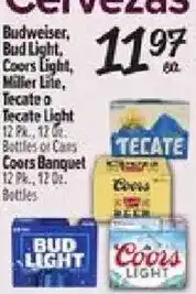 El Super Budweiser, Bud Light, Coors Light, Miller Lite, Tecate or Tecate Light offer
