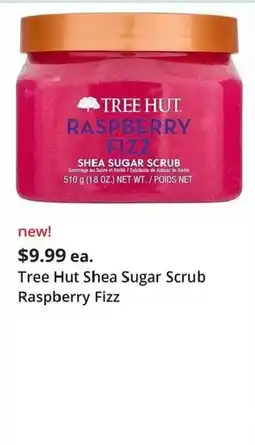 JC Penney Tree Hut Shea Sugar Scrub Raspberry Fizz offer