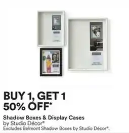 Michaels Shadow Boxes & Display Cases by Studio Décor offer