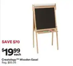 Michaels Creatology™ Wooden Easel offer