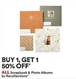 Michaels All Scrapbook & Photo Albums by Recollections offer