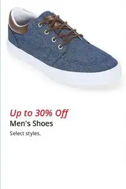JC Penney Men's Shoes offer