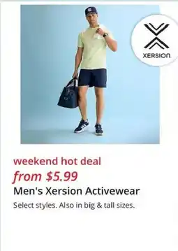 JC Penney Men's Xersion Activewear offer