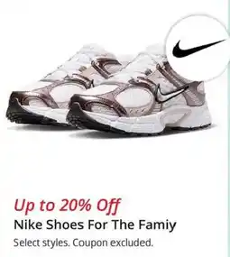 JC Penney Nike Shoes For The Family offer