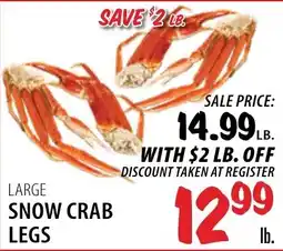 Karns Large Snow Crab Legs offer