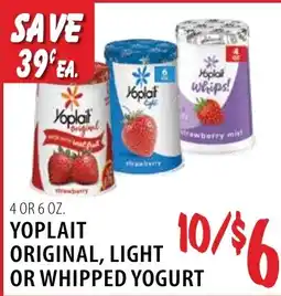 Karns Yoplait Original, Light or Whipped Yogurt offer