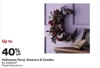 Michaels Halloween Floral, Greenery & Candles by Ashland offer