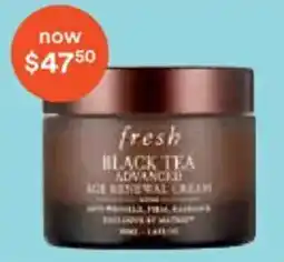 Ulta Beauty Fresh black tea advanced age restoral cream offer