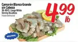 El Super Large White Shrimp Headless offer