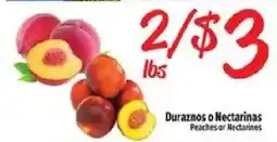 El Super Peaches or Nectarinas offer