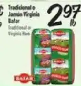 El Super Baja's Traditional or Virginia Ham offer