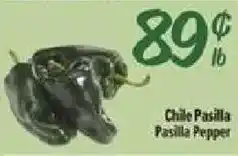 El Super Chile Pasilla Pasilla Pepper offer
