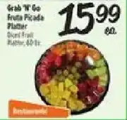 El Super Grab W Go Fruta Picada Platter offer