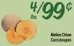 El Super Melon Chino Cantaloupes offer