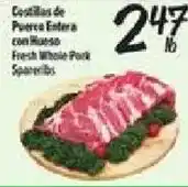 El Super Fresh Whole Pork Spare Ribs offer