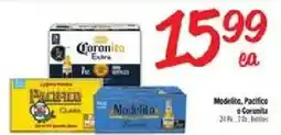 El Super Modelo, Pacifico or Corona Extra offer