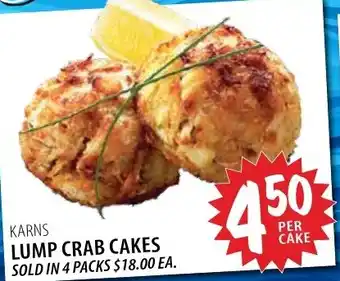 Karns Karns Lump Crab Cakes offer